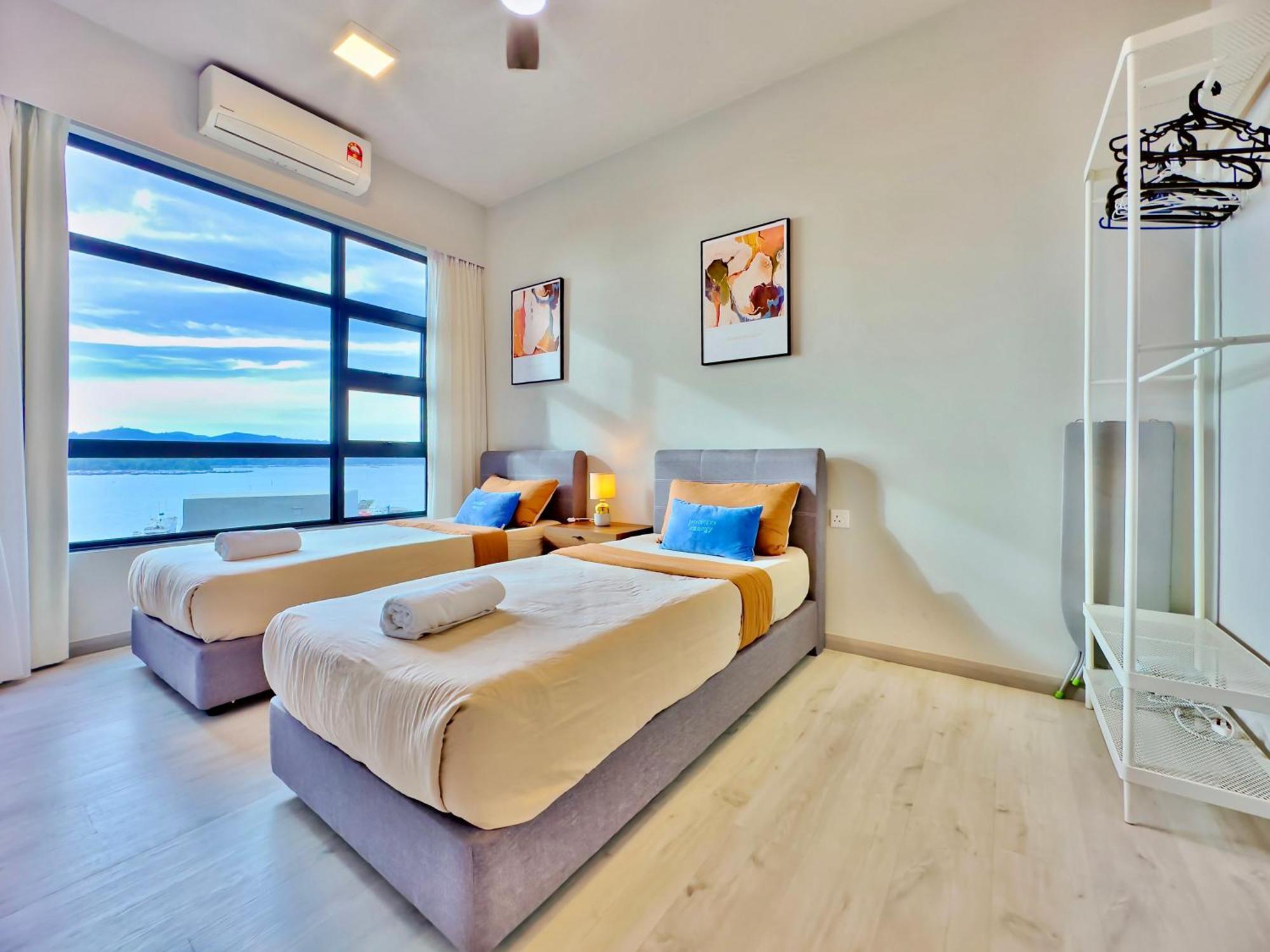 #6 Jesselton Quay City Pads Seaview By Zeluxo Kota Kinabalu Dış mekan fotoğraf